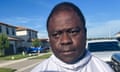 Anthony Odiong after his arrest in Florida on 16 July 2024.