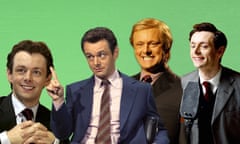 Michael Sheen as, from left, Tony Blair, Brian Clough, Chris Tarrant and Kenneth Williams.