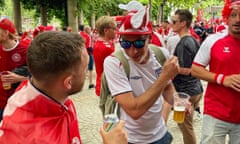 The Guardian's Ed Aarons in Frankfurt's fan zone