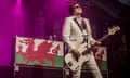 Nicky Wire of Manic Street Preachers at Llangollen Pavilion.