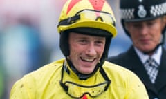 2018 Randox Health Grand National Festival, Ladies Day, Horse Racing, Aintree Racecourse, Liverpool, UK - 13 Apr 2018<br>Mandatory Credit: Photo by Bob Martin for The Jockey Club/REX/Shutterstock (9628310z)
Sam Twiston-Davies riding Politologue trained by Paul Nicholls celebrates winning the feature race the 3.25 JLT Melling Chase
2018 Randox Health Grand National Festival, Ladies Day, Horse Racing, Aintree Racecourse, Liverpool, UK - 13 Apr 2018