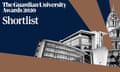 Guardian University Awards 2020 Shortlist
