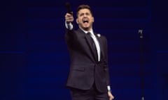 Michael Bublé performing at the O2 Arena in London in December 2019.