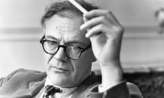 Robert Lowell, in London in 1967.