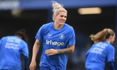 Chelsea defender Millie Bright in training.