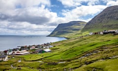 View of Klaksvik in the Faroe Islands