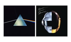 Composite: Pink Floyd Dark Side of the Moon and Daft Punk Random Access Memories