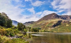 Lake Buttermere, Hay Stacks and High Stile in the Lake District national park