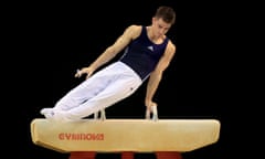 Max Whitlock, forced to withdraw from the European Gymnastics Championships in Bern due to a virus.