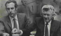 Bob Brown with Bob Hawke in February 1983