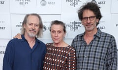 Steve Buscemi, Frances McDormand and Joel Coen. ‘It isn’t fair that we have to see ourselves so young sometimes,’ said McDormand of re-watching the film.