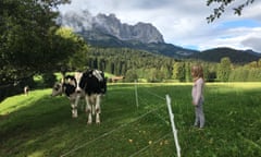 Gemma Bowes and children trip to Austria