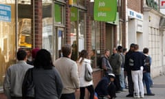 Jobcentre queue