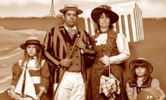 'Victorian' family portrait, Blackpool pier