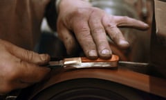 Making a pocket knife