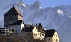 Vaduz castle, home of Liechtenstein royal family