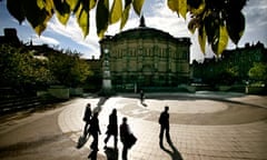 The McEwan Hall and Bristo Square, Edinburgh University