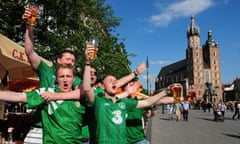 Soccer - Republic of Ireland Fans - Krakow
