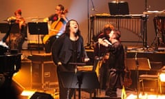 Antony Hegarty performing with Marc Almond at the Southbank Centre, London.