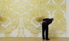 Richard Wright's gold-leaf mural at the Tate Britain for the annual Turner prize