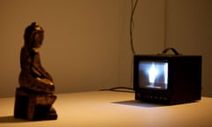 Buddha, 1989, by Nam June Paik