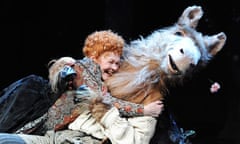 Judi Dench and Oliver Chris in A Midsummer Night's Dream at Rose Theatre, Kingston