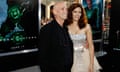 Director Martin Campbell with his wife, Sol Romero, at the LA premiere of The Green Lantern.