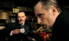 Michael Fassbender and Viggo Mortensen in A Dangerous Method