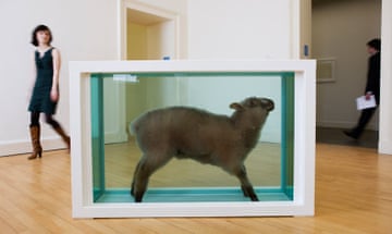Damien Hirst's Away From the Flock