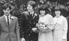 Alan Johnson's wedding in 1968. 