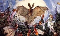 A detail from Fairy Hordes Attacking a Bat, by John Anster Fitzgerald