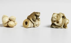 Three netsuke from Edmund de Waal's collection