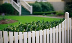 White picket fence