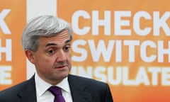 The energy secretary, Chris Huhne, has championed the energy bill that introduces the Green Deal.