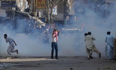 A protest in Karachi