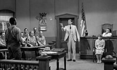 Gregory Peck defends Brock Peters to a biased jury in To Kill a Mockingbird (1962)