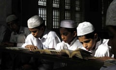 Children reading the Qur’an