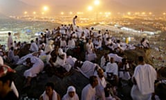 Muslim pilgrims at Mecca