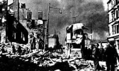 Blitz-hit London in 1941 