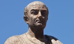 'Why do you talk so much better than you live?' … a statue of Seneca the Younger.