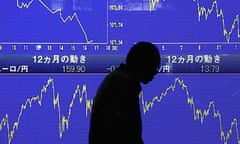 Asian stock markets. Photograph: Franck Robichon/EPA