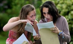 Students celebrate their A-level results