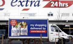 Tesco delivery van