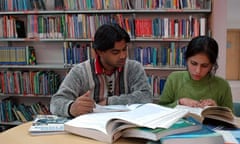 A British Council Library in New Delhi, India