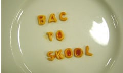 Back to School in Alphabetti Spaghetti