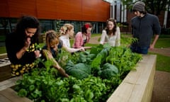 Students from the Urban Gardening Society at Manchester Metropolitan University