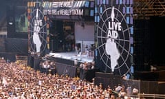 MDG : Live Aid concert at Wembley stadium, July 1985 