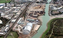 Newhaven incinerator in East Sussex , waste incinerator