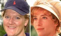 Clare Balding and Emma Thompson