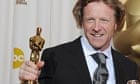 Anthony Dod Mantle with his best cinematography Oscar for Slumdog Millionaire 